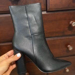 Lulus Dawson Black Pebble Boots